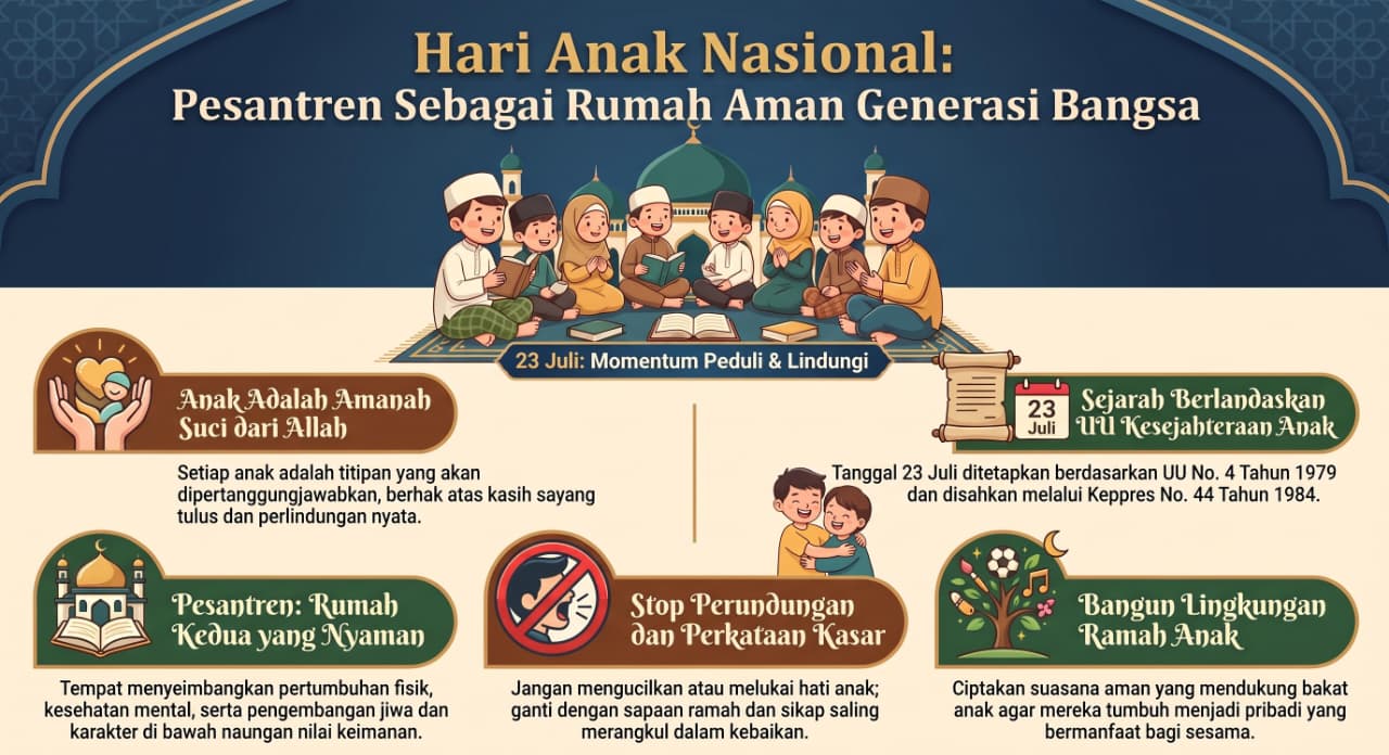 APA!? HUBUNGANNYA  23 JULI SEBAGAI HARI ANAK NASIONAL DENGAN PESANTREN